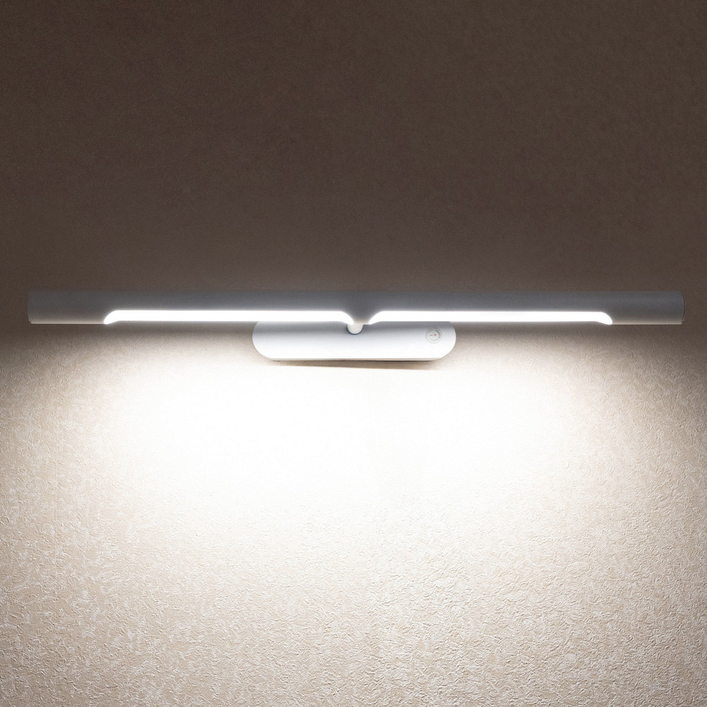 Светильник настенный 8w MSK Electric Linea подсветка зеркал/картин белая 4000K NL 6113 WH Одесса - изображение 4