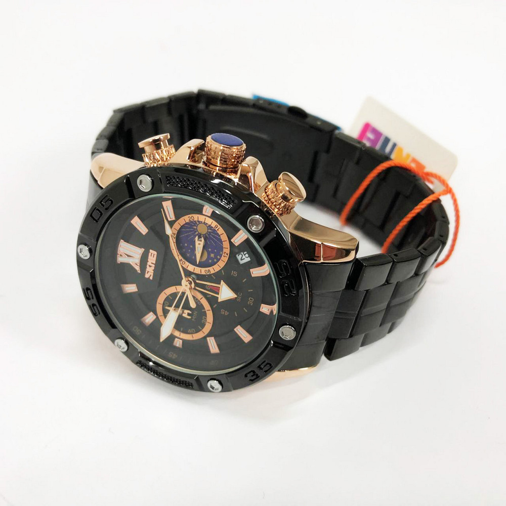 Чоловічі наручні годинники SKMEI, Чоловічі годинники на ланцюжку на подарунок Круті YZ-12 Івано-Франківськ - фото 1