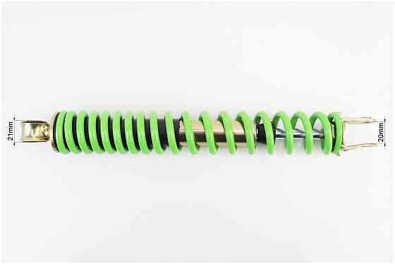 Амортизатор задній GY6/Honda - 305мм*d41мм (втулка 10мм / вилка 8мм), зелений Киев