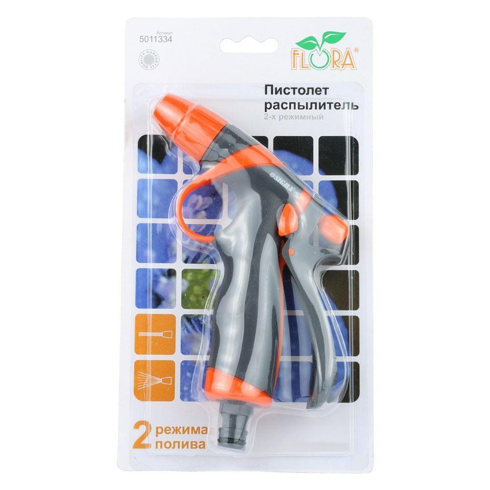 Пістолет розпилювач 2-режимний (ABS+TPR) FLORA (5011334) Київ - фото 7