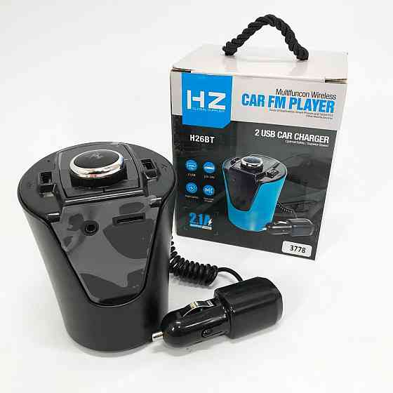 Универсальный fm-модулятор для автомобиля H26+BT BX6, Качественный фм модулятор, Блютуз VB-416 фм трансмиттер Киев