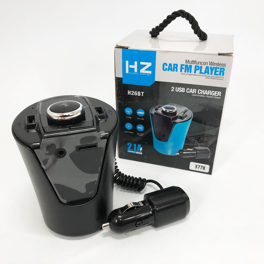 Универсальный fm-модулятор для автомобиля H26+BT BX6, Качественный фм модулятор, Блютуз VB-416 фм трансмиттер Киев - изображение 4