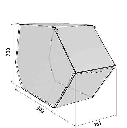 Диспенсер EKOSTAR для мармеладів, снеків, горіхів 1 комірка Київ