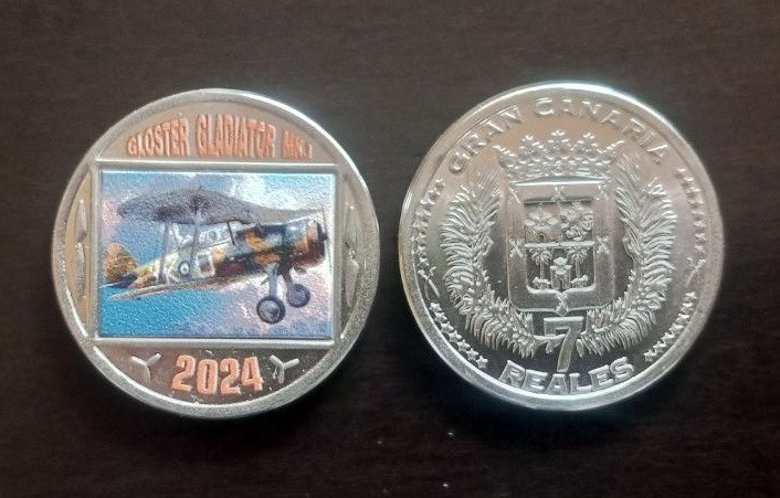 Гран Канарія 7 реалів 2024 літак GLOSTER GLADIATOR MKI Полтава - изображение 1