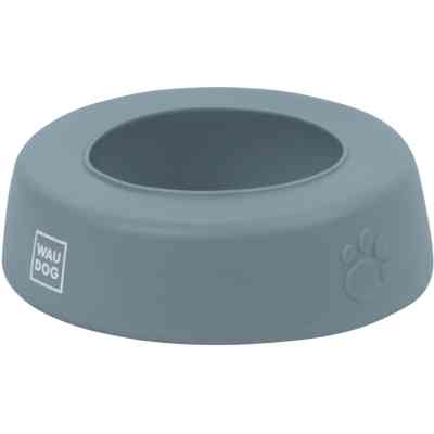 Посуд для собак WAUDOG Silicone Миска-непроливайка 1 л сіра (507911) Вінниця