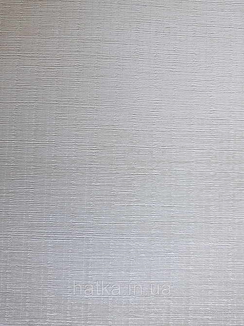 Обои флизелиновые эко Casadeco Five O'Clock 0.53х10 однотонные белые прожилки серебром под ткань Киев - изображение 2