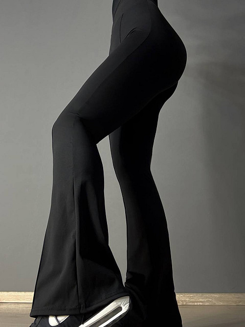 Лосини жіночі A-N 1724 кльош від коліна зі стрілкою чорні, чорний, S Київ - фото 17