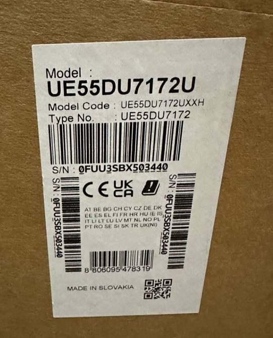 Телевізор Samsung 55DU7100 Новий Гарантія 1 Рік Киев - изображение 2