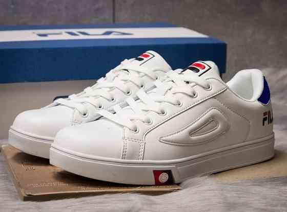 Мужские Кроссовки FILA Белые Кеды Фила Кожаные (размеры: 40,41,43,44) Видео Обзор Днепр