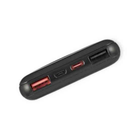 Повербанк 10000 mAh, 2 USB выход, заряд через microUSB, Type-C, индикатор заряда Мукачево