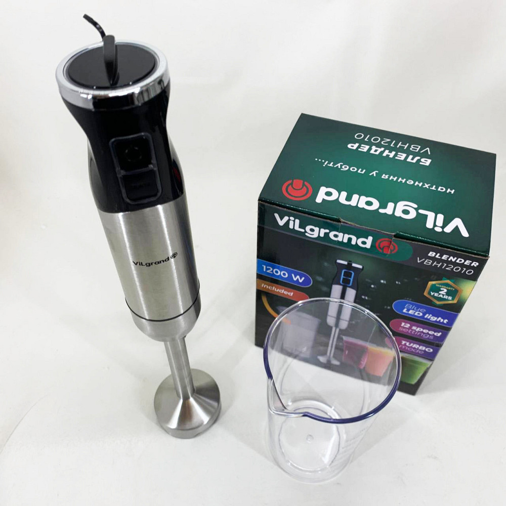Маленький блендер VILGRAND, Блендер електричний для смузі, Блендери кухонні для дитячого пюре PV-50 Київ - фото 8