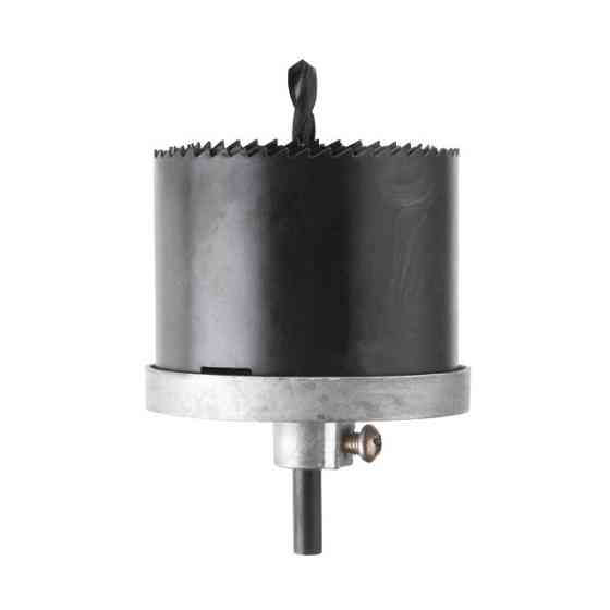 Набір корончастих свердел по гіпсокартону, 7 од., висота 43 мм, 26-63 мм INTERTOOL BT-0022 Київ