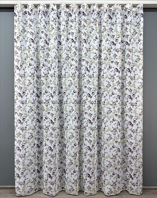 Тюль VR-Textil 1145т Flora Батист Разноцветный 300х270 см (40-905) Киев - изображение 2