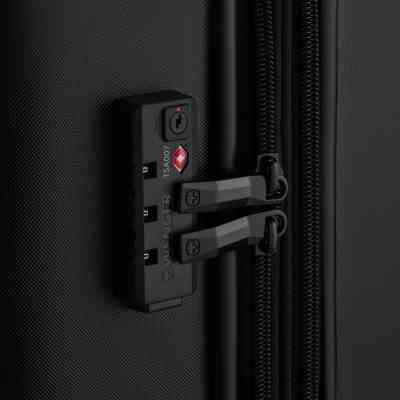 Чемодан Wenger Oryson, велика, пластик, 4 колеса, чорна (653167) Винница