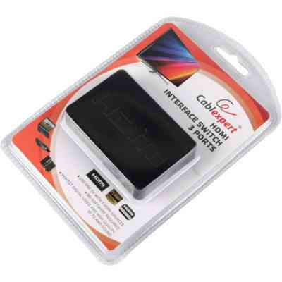 Комутатор відео Cablexpert HDMI v. 1.4 (3 вх, 1 вых) (DSW-HDMI-34) Вінниця
