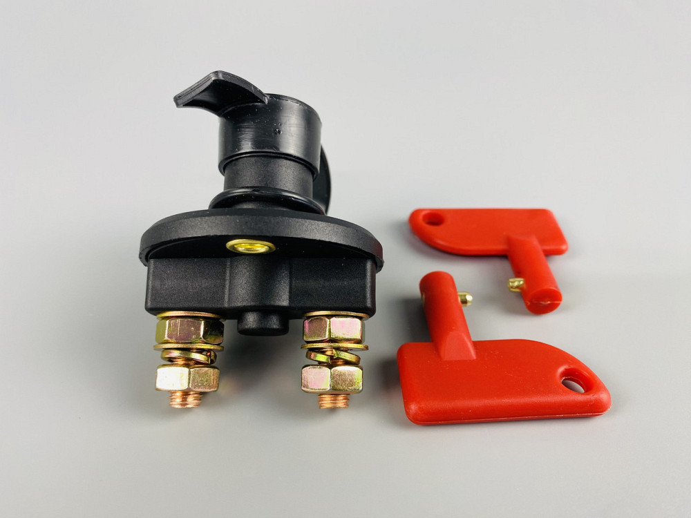 Вимикач маси універсальний, механічний 12/24 В (червона мідь) 100 A. М8 — мідний болт Мукачево - фото 8