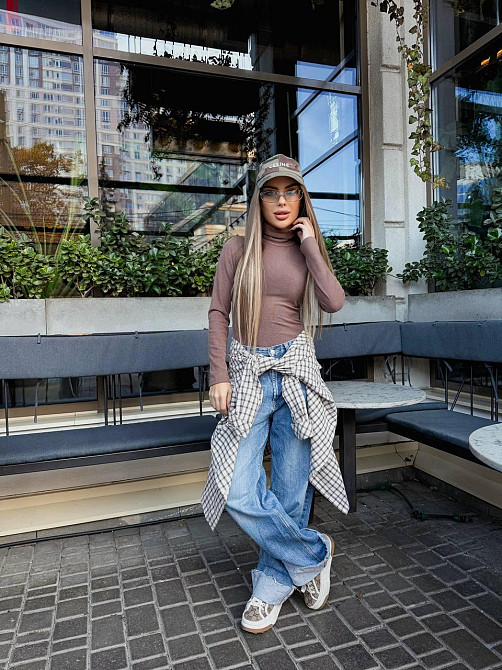 Женский теплый базовый боди из микрофлиса рuma Мокко, 46/48 Одесса - изображение 7