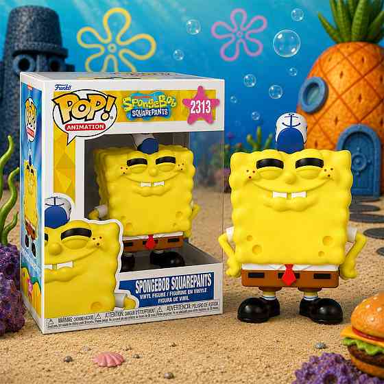 Ігрова фігурка Funko POP! серії Губка Боб Квадратні Штани - Губка Боб (посміхається) Днепр