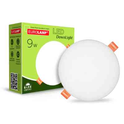 Світильник Eurolamp DecoLight 9W 890Lm 4000K (LED-DLR-9/4(Е)) Вінниця