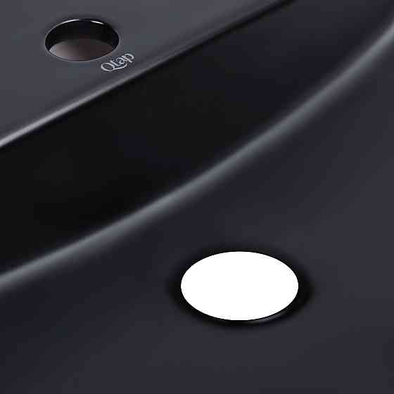 Раковина-чаша Qtap Scorpio 600х400х120 Matt black QT142203MBMBN Київ