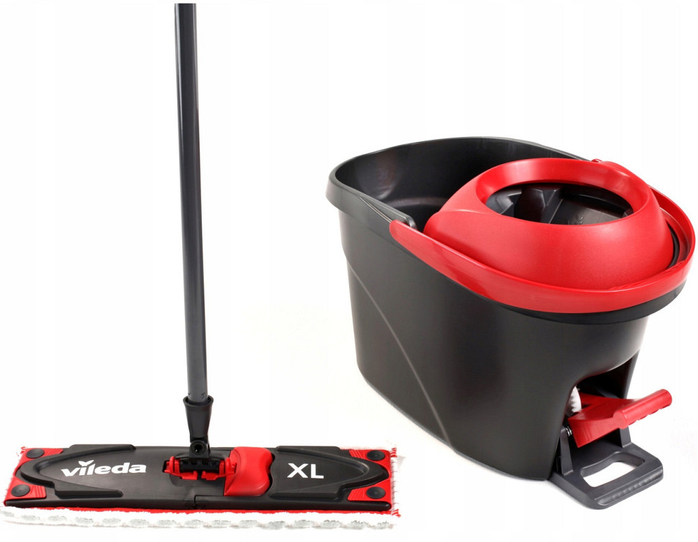 Набір для прибирання Відро 15 літрів та плоска швабра 42 см Vileda "Ultramax TURBO XL" (163427) Нововолинськ - фото 3