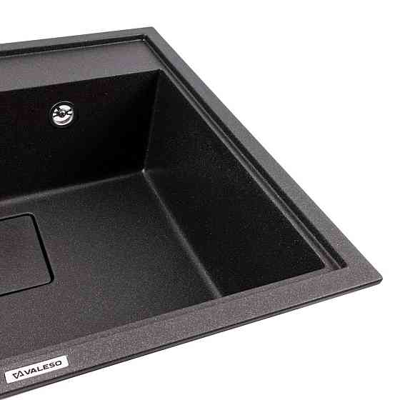 Гранітна мийка VALESO SHERLIT 6050 матова Моріон Коломия