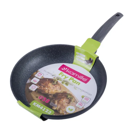 Сковорідка d28см алюміній а/п Black marble 4123 KAMILLE Житомир - фото 5