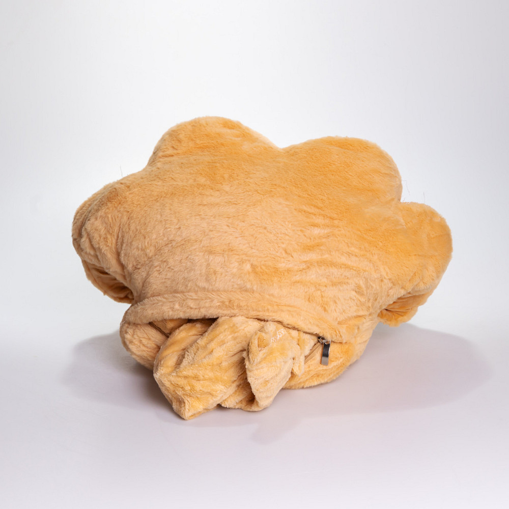 Yiwu М'яка іграшка-подушка з пледом і муфтою 3 в 1 Лапка 40×40×25 (см) Помаранчевий Yiwu 520-18 Коломыя - изображение 2