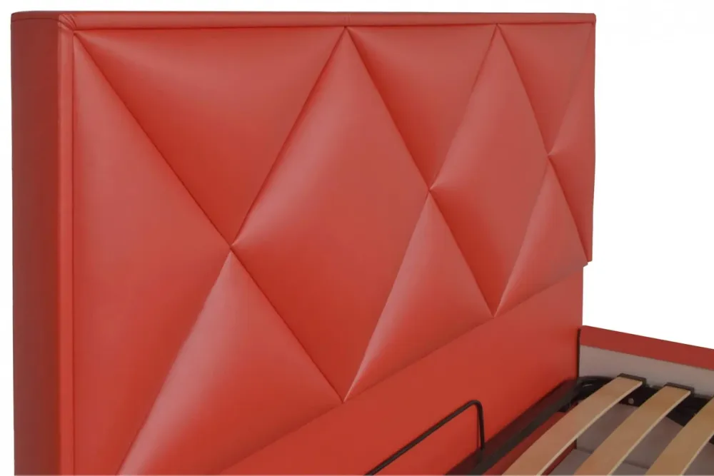 Кровать Двуспальная Leeds Standart 160 х 190 см Boom 16 Красный Киев - изображение 3