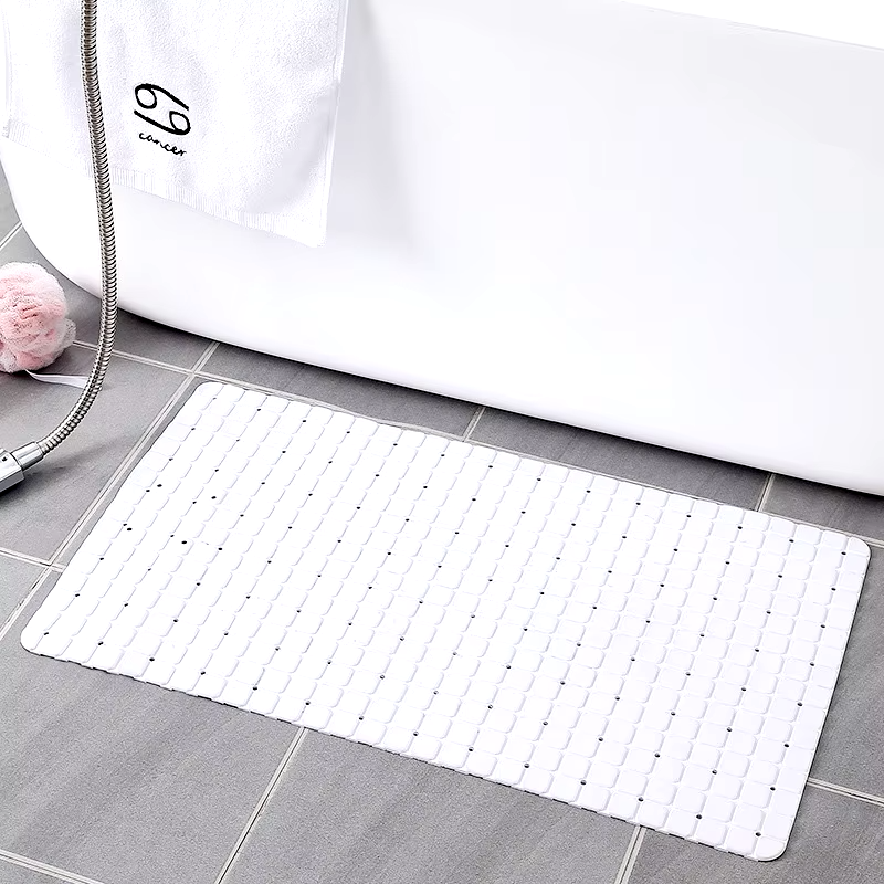 Коврик резиновый для ванной и душа цвет белый Каменец-Подольский - изображение 1