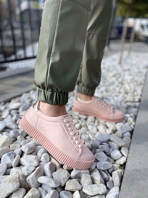 Vices Кросівки жіночі VICES 7170-20 пудра (весна-осінь, еко-шкіра) (1471) 37р.38р.39р. Коломия - фото 6