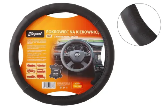 Оплетка на кермо шкіра L Elegant 105 632 чорний Вінниця