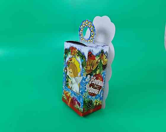 Новорічні коробки для цукерок No230 (700 г) nerw Ангелочки в Ялинки (25 шт.) Харків