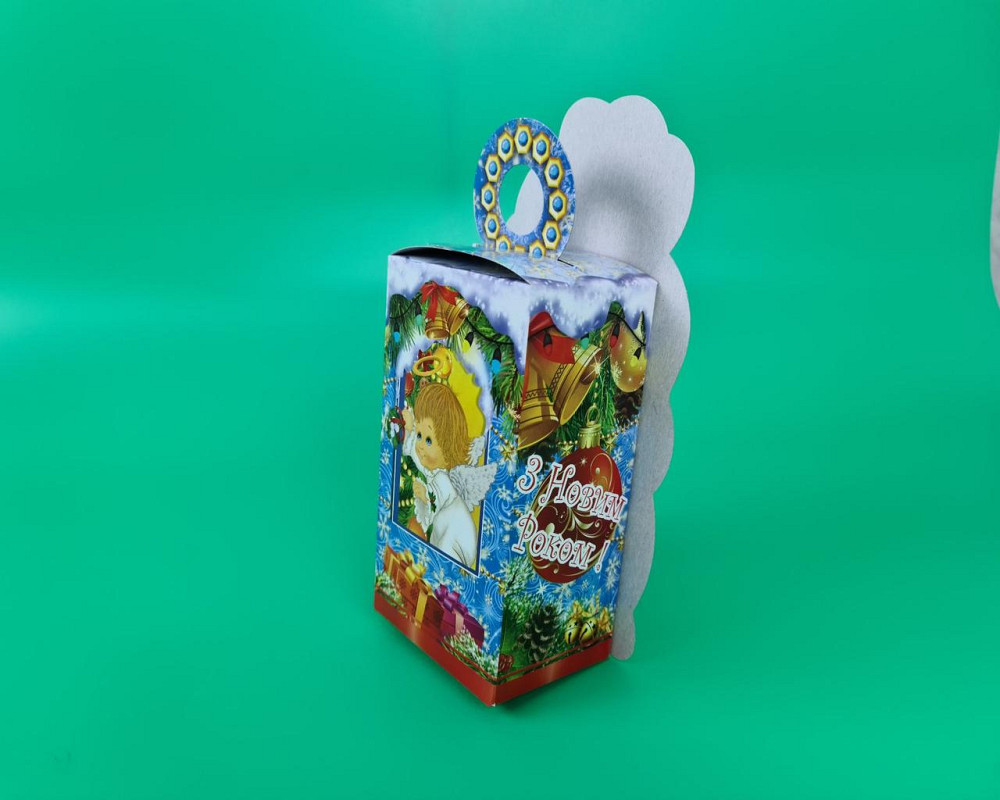 Новорічні коробки для цукерок No230 (700 г) nerw Ангелочки в Ялинки (25 шт.) Харків - фото 4