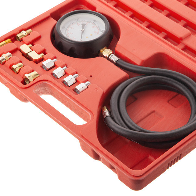 Тестер тиску мастила в двигуні та АКПП, 12 предметів INTERTOOL AT-4007 Київ - фото 3