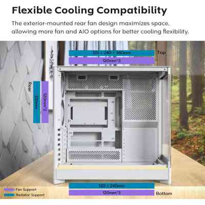Корпус MONTECH HS01 PRO (W) Винница