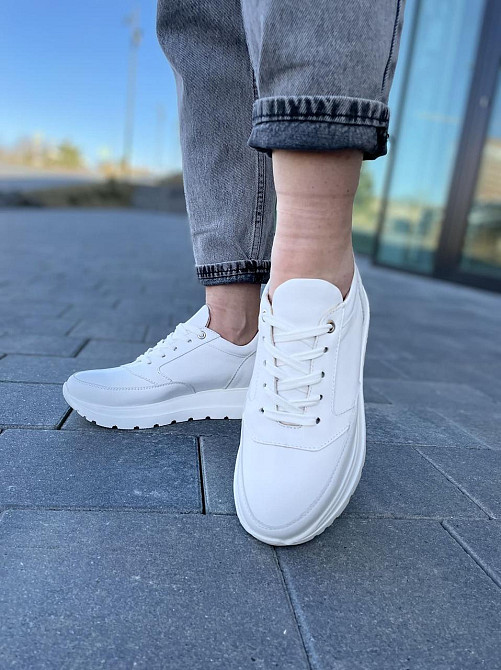 Masis Кросівки жіночі MASIS 9077 білі (весна-осінь, шкіра натуральна) (4996) Коломыя - изображение 4