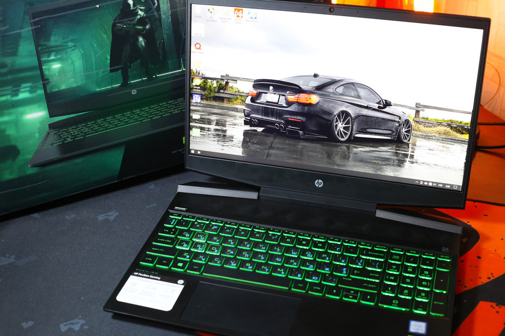 Игровой мощный ноутбук Hp Pavilion Gaming 15 i7-8750h / 16 GB / 128 SSD + 1Tb HDD / GeForce GTX 1650 4Gb MAX Q Киев - изображение 1