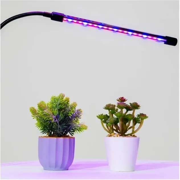 Фітолампа для рослин світлодіодна Plant Grow Light 2 з таймером, на 2 головки, для розсади та квітів Київ - фото 8