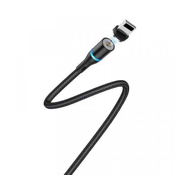 Кабель BOROFONE BU16 Skill magnetic Lightning, 1.2m, nylon braid, aluminum alloy connectors Black Київ