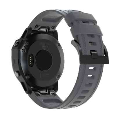 Ремешок для смарт-часов Armorstandart Silicone 20mm для Garmin Fenix 5s/6s Grey (ARM60812) Винница