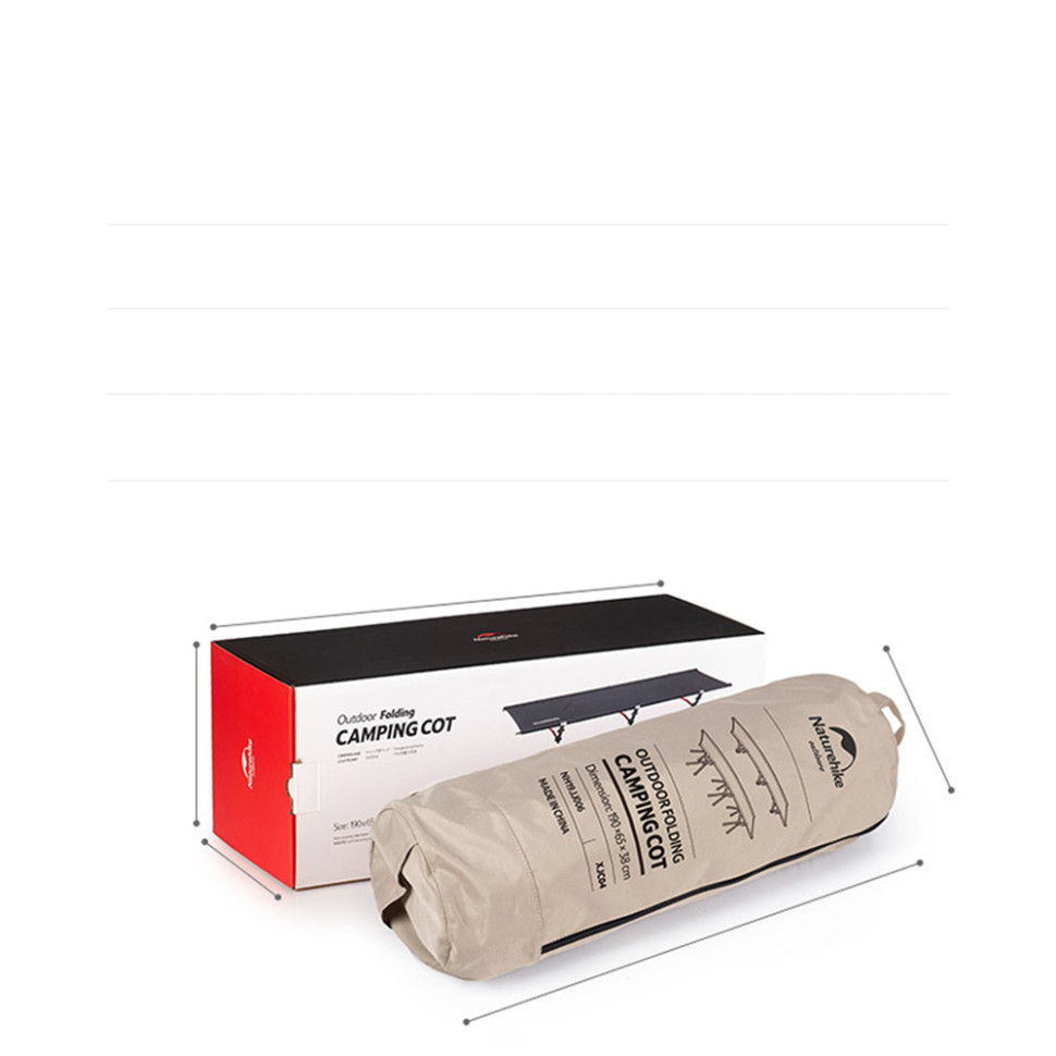 Ліжко складане ультралегке Naturehike NH19JJ006 алюміній (Зелений) Вінниця - фото 7