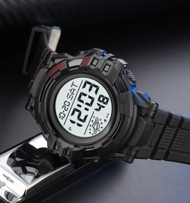 Мужские спортивные часы Skmei 2003 (Черные с белым) Киев - изображение 7