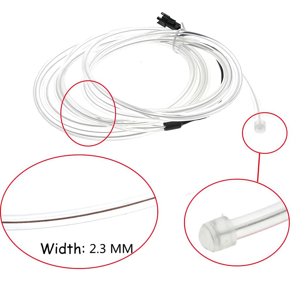 Светодиодная лента RESTEQ в виде гибкого провода длиной 5м — LED неоновый свет с контроллером, декоративная подсветка для дома, Киев - изображение 7