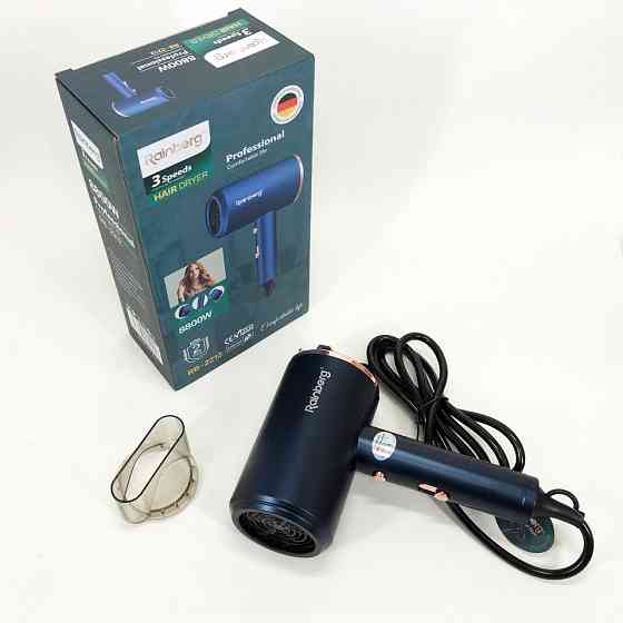 Фен для волос от сети Rainberg RB-2212, Фен с режимом регулировки температуры практичный MO-76 Львов