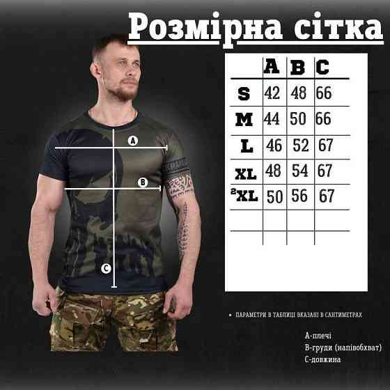 Футболка Військова Тактична Потовідвідна Армійська Oblivion Panisher Soldiers Олива Одеса