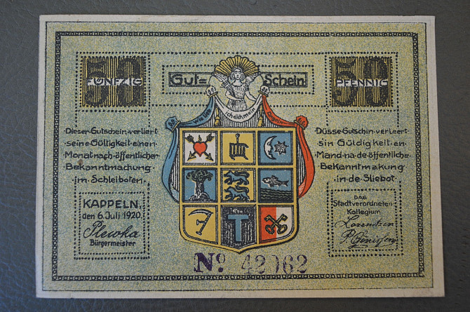 Німеччина. Нотгельд. 50 Pf ( 10 ) Полтава - фото 1