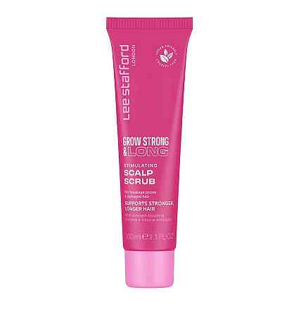 Стимулирующий скраб для кожи головы для усиления роста волос Grow Strong & Long Stimulating Scalp Scrub Lee Stafford 100 мл Винница