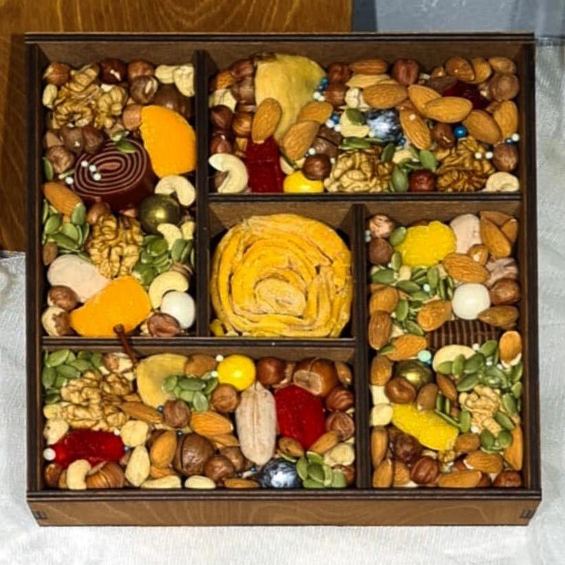 Менажниця дерев'яна "Паралас" кориця Миколаїв - фото 1