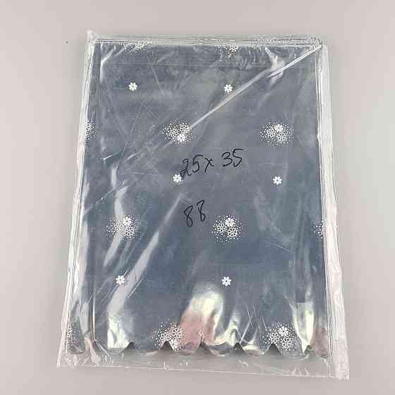 Пакет с рисунком для упаковки подарков   (25*35) №88 фольгированный 